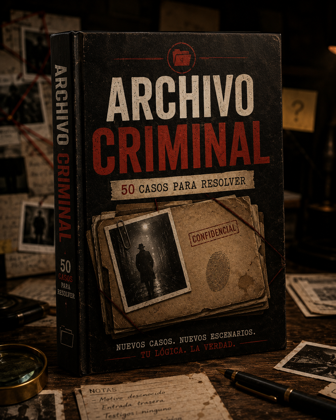 🗂️ Archivo Criminal - 50 Expedientes para Resolver